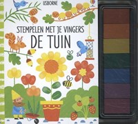 Usborne livre créatif tampons jardin - empreintes digitales pour enfants 4+