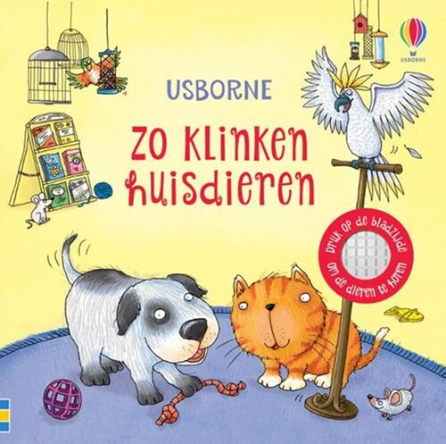 Usborne livre sonore animaux domestiques - livre interactif pour enfants