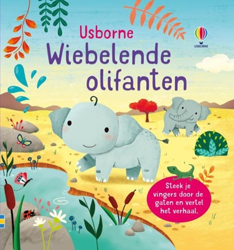 Usborne livre bébé éléphants - livre cartonné interactif pour tout-petits