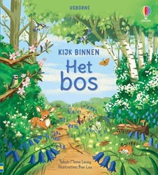 Usborne flapboek bos - Educatief kinderboek met flapjes 5+