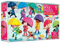 Usborne Boek met puzzel, kleuren. 3+