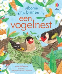 Usborne livre à rabats nid d’oiseau livre cartonné interactif 3+ éducatif