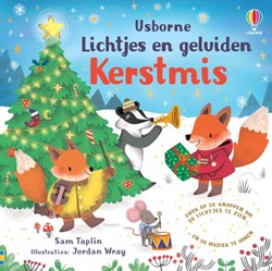 Harlekijn geluidenboek kerstmis - interactief kerstboek met lichtjes