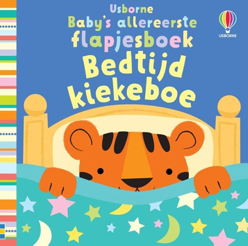 Usborne baby flapjesboek bedtijd kiekeboe interactief boekje 0+