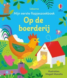 Usborne flapjesboek boerderij - interactief kinderboek met dieren