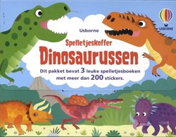 Usborne coffret de jeux dinosaures jeux et autocollants 3+