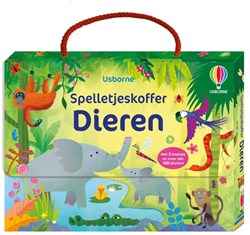 Usborne spelletjeskoffer dieren - activiteitenboek voor kinderen