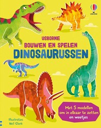 Usborne bouwboek dinosaurussen - interactief speelplezier kartonboek
