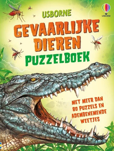 Usborne livre de puzzles animaux dangereux - livre éducatif pour enfants