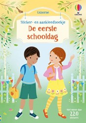 Usborne livre autocollants première rentrée - livre d'habillage interactif