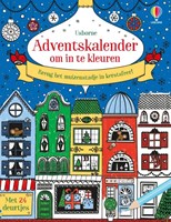 Adventskalender om in te kleuren 3+