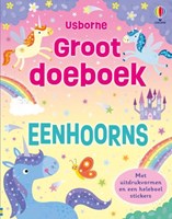 Usborne eenhoorn doeboek - creatief stickerboek en puzzelboek