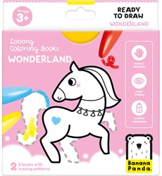 Banana Panda Laaang Kleurboekje: Klaar om wonderland te tekenen 3+