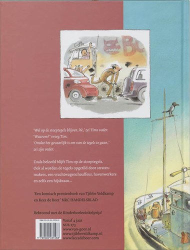 Van Goor livre pour enfants Tim sur les dalles aventure à lire à voix haute 4+-2
