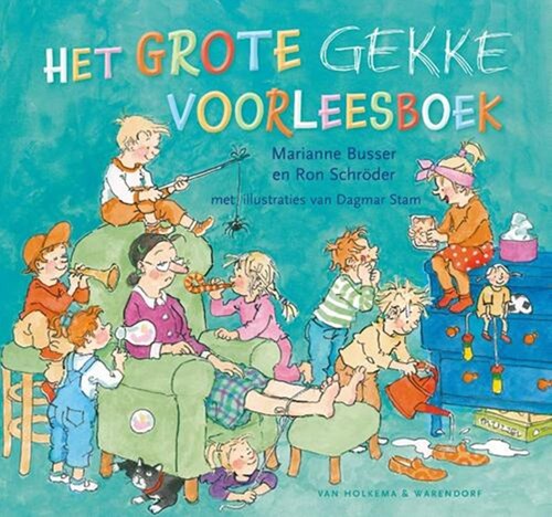 Van Holkema & Warendorf voorleesboek Het grote gekke boek 4+ kinderen