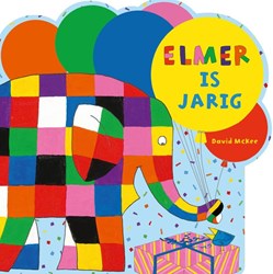 Van Goor Elmer prentenboek verjaardag kartonboek peuters 2 jaar