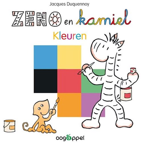 Oogappel livre cartonné couleurs Zeno et Kamiel - livre éducatif tout-petit 2+