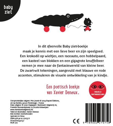 Oogappel kartonboek speelgoed voor peuters en baby's 1+ jaar-2