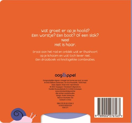 Oogappel livre interactif mon corps pour tout-petits et enfants d'âge préscolaire-2
