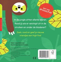 Oogappel livre cartonné High five! animaux de la jungle livre interactif-2