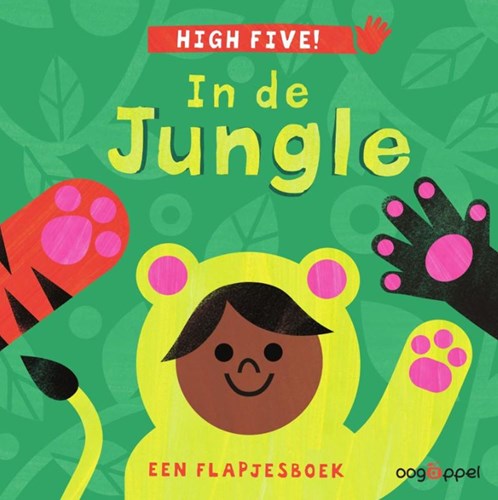 Oogappel livre cartonné High five! animaux de la jungle livre interactif