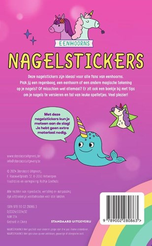 Oogappel nagelstickers eenhoorns magisch stickerboek voor kinderen-2