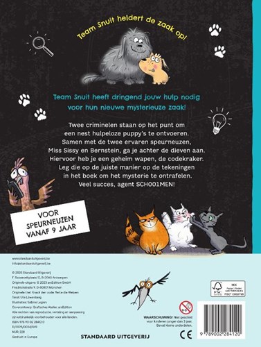 WPG Uitgevers livre-jeu Kraak de code Red de puppy's jeu interactif-2