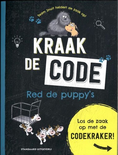 WPG Uitgevers livre-jeu Kraak de code Red de puppy's jeu interactif