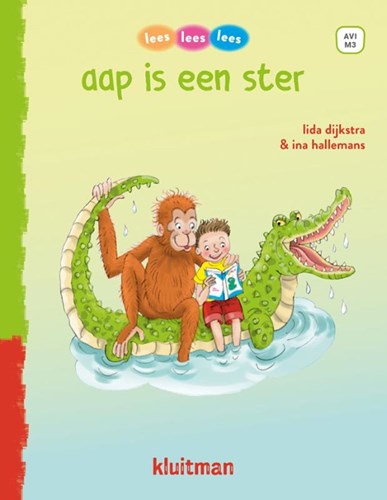 Kluitman AVI-M3 livre pour enfants singe est une star apprendre à lire 6+