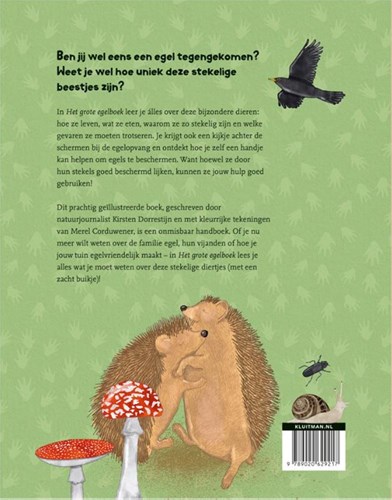 Kluitman livre pour enfants Le grand livre du hérisson - tout savoir sur les hérissons-2