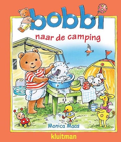 Kluitman Bobbi camping prentenboek peuters kamperen vakantie 2+