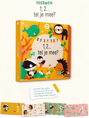 Bora Shop livre à compter apprendre à compter livre cartonné pour tout-petits éducatif
