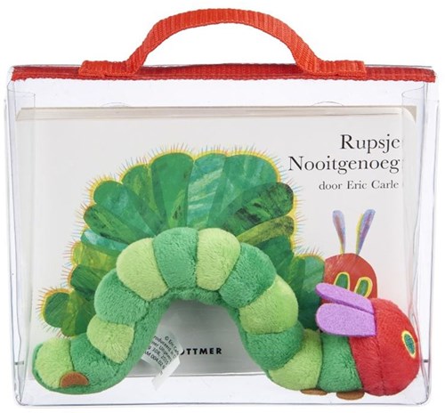 Gottmer La chenille qui fait des trous livre cartonné avec chenille peluche 3+ éducatif