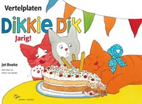 Gottmer vertelplaten Dikkie Dik verjaardag gelamineerd karton educatief