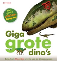 Gottmer livre de dinosaures avec grandes pages dépliantes pour enfants