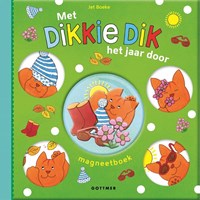 Gottmer Dikkie Dik livre magnétique - jouet éducatif pour enfants 3+