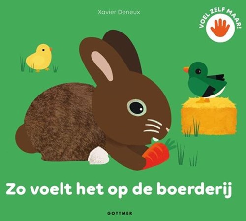 Gottmer voelboek boerderij - interactief kinderboek met texturen