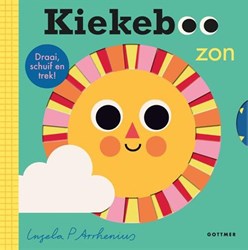Gottmer peuterboek Kiekeboe zon interactief kartonboek 1+