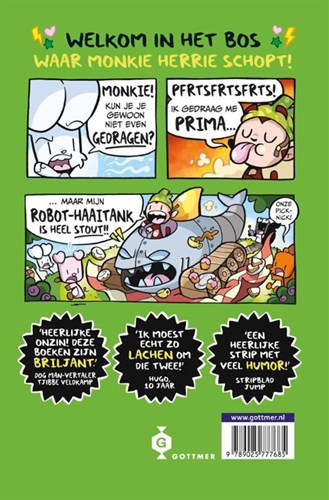 Gottmer stripboek Bunnie vs Monkie graphic novel avontuur 8+ jaar-2