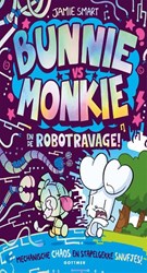 NL - Gottmer stripboek Bunnie vs Monkie en de robotravage 8+ avontuur