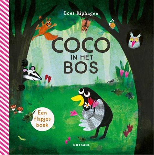 Gottmer livre à rabats Coco dans la forêt - livre interactif pour tout-petits