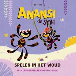 Gottmer kartonboek Anansi Spelen in het woud peuterboek 2+ delen