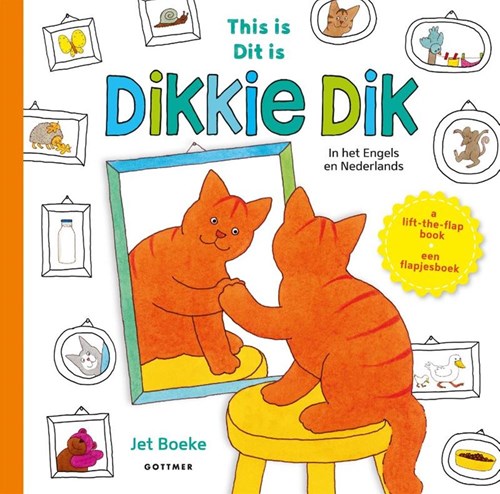 Gottmer Dikkie Dik livre à volets - livre interactif pour enfants dès 2 ans