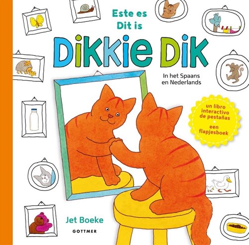 Gottmer Dikkie Dik livre à volets - livre interactif pour enfants dès 2 ans