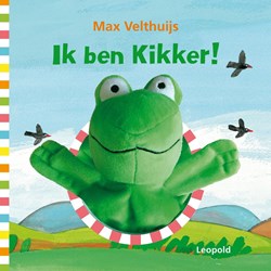 Leopold Kikker kartonboek met handpop interactief peuterboek 2+