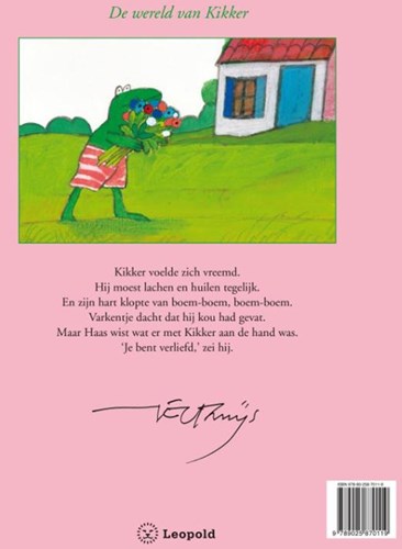 Leopold Kikker prentenboek liefde groot formaat voor kinderen 4+-2