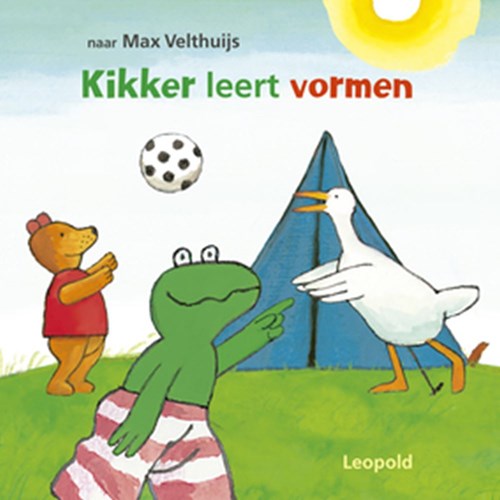 Leopold Kikker educatief vormenboek voor peuters en kleuters 3+