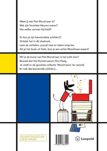 Leopold livre d’activités artistique Mondriaan 8+ dessin et coloriage créatif-2