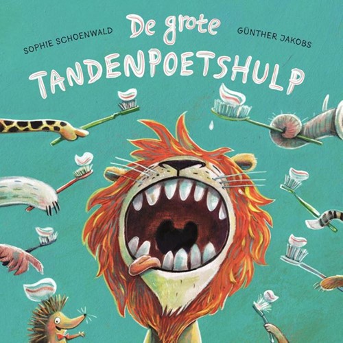 De Fontein De grote tandenpoetshulp (kartonboek)
