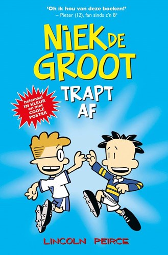 De Fontein kinderboek Niek de Groot trapt af hardcover stripverhaal